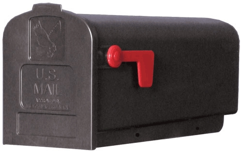 (image for) Mailbox #1 Plastic Black