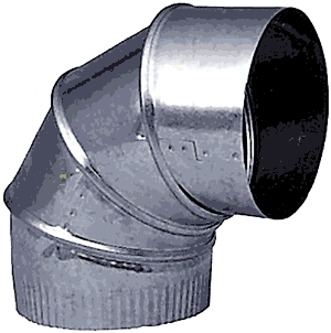 (image for) Elbow Std 90� Round Adj 4"