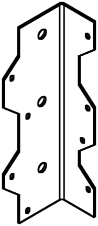 (image for) Angle Clip 18ga Triple Zinc