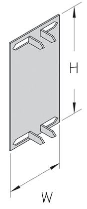 (image for) Protection Plate 1-1/2x3 Prong
