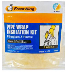 (image for) Insulation: Pipe, Wrap, Fiberglass