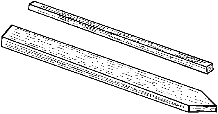 (image for) Tomato Stake 3/4"x3/4"x48"