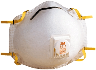 (image for) Respirator 8511 N95 Vlv 10/Pk