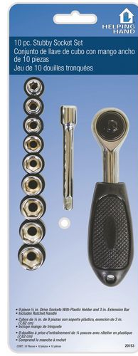 (image for) Socket Set 10-Pc Stubby