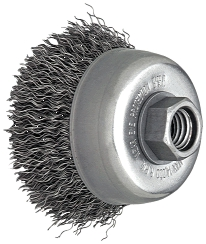 (image for) Cup Brush 3" Crimped Wire