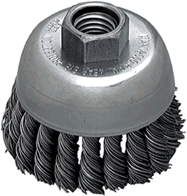 (image for) Cup Brush 4" Knot Wire Ex-Crs