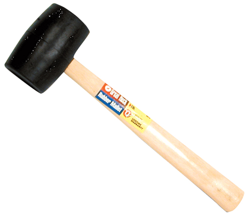 (image for) Mallet 16 Oz Rubber Wood Hndl