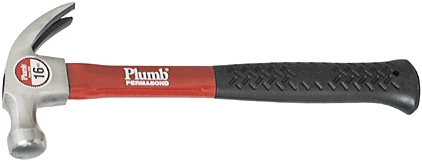 (image for) Claw Hammer 16 Oz Fbrgls Plumb