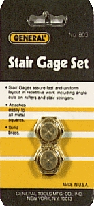 (image for) Stair Gauge Set