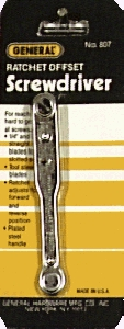 (image for) Screwdrivers: Offset, Ratcheting