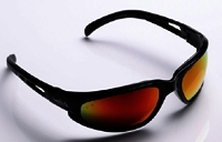 (image for) Safety Glasses Black Red Mirro