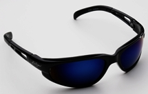 (image for) Safety Glasses Black Bluemirro