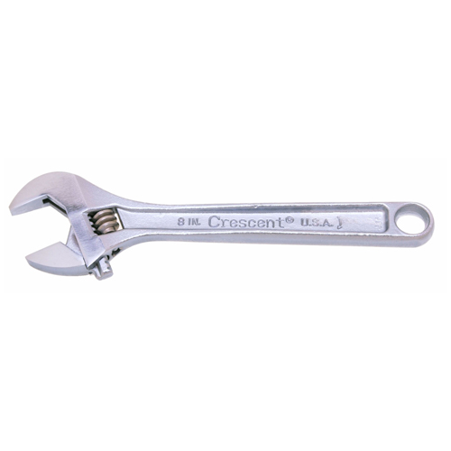 (image for) Wrench Adj 10" Chrome Crescent