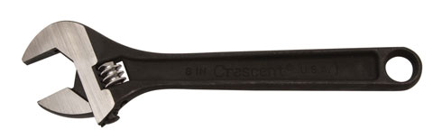 (image for) Wrench Adj 8" Black Crescent