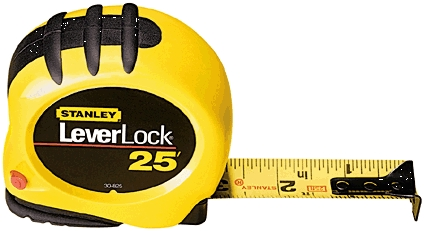 (image for) Tape Measure 1"x25' Leverlock