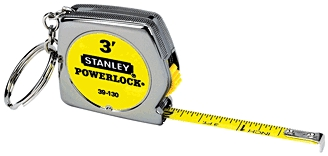 (image for) Tape Measure 1/4"x3' Key Chain