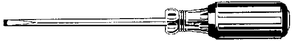 (image for) Screwdriver 1/4x4" Cush-Grip