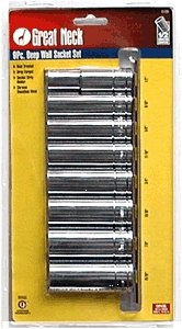 (image for) Socket Set 9-Pc Deep Metrc 1/2