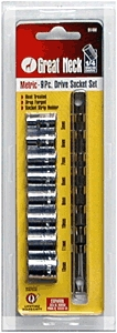 (image for) Socket Set 9-Pc Metric 1/4"dr