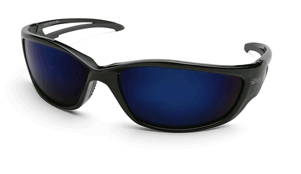 (image for) Safety Glasses Blk Blue Mirror