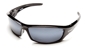 (image for) Safety Glasses Black Slv Mirro