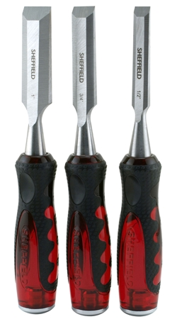 (image for) Wood Chisel Set 3-Pc Sheffield