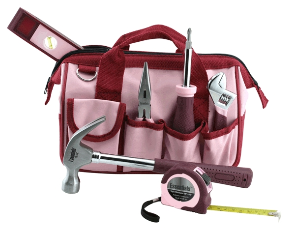 (image for) Tool Set 7-Pc Pink W/Bag