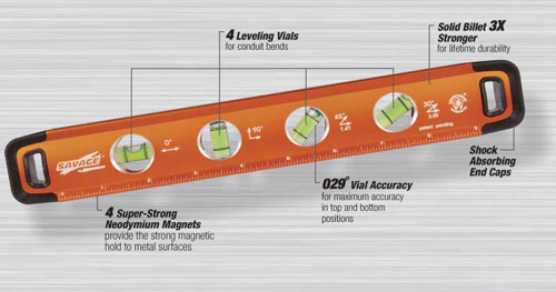 (image for) Torpedo Level 11" Mag Alum