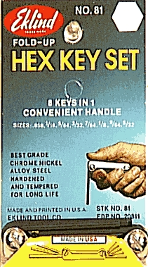 (image for) Wrenches: Hex Key, Sets