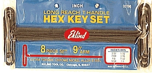 (image for) Hex Key Kit 1900-8kp T-Handle