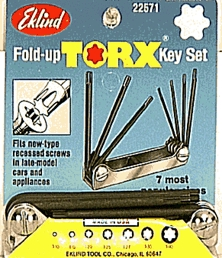 (image for) Hex Key Set Torx Eklind 7-N-1