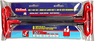 (image for) Hex Key Set 9"cushion T Hdl