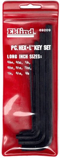 (image for) Hex Set 7-Pc 5/64"-1/4" Short