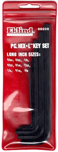 (image for) Hex Set 9-Pc 5/64-3/8" Long