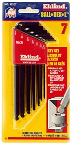 (image for) Hex Key Set 7-Pc Ball Sae