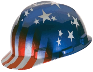 (image for) Hard Hat Usa Flag Patriotic
