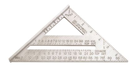 (image for) Square Rafter Angle 7" Alum