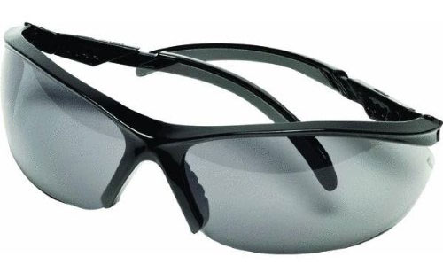 (image for) Safety Glasses Blk/Slvr Lens