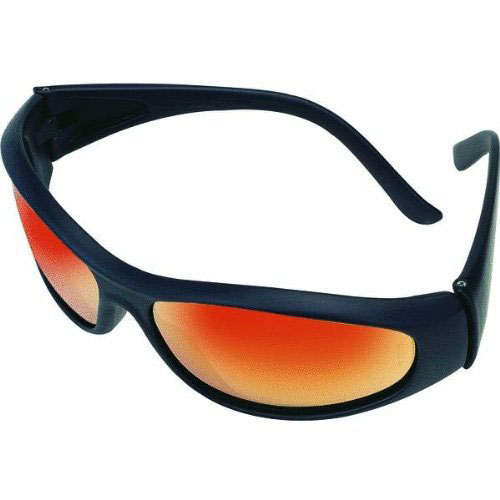 (image for) Safety Glasses Blk/Red Lens