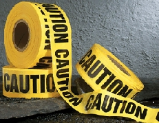 (image for) Tape "caution" 3"x300'