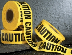 (image for) Tape "caution/Cuidado" 3"x1m'