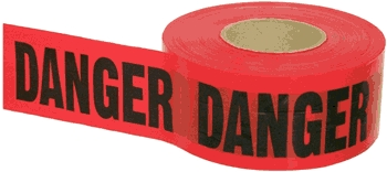 (image for) Tape "danger" 3"x1m'