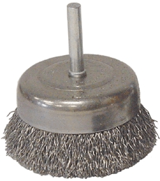 (image for) Cup Brush 3"x1/4" Stem Crimped