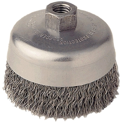 (image for) Cup Brush 4"x5/8"-11 Crimped