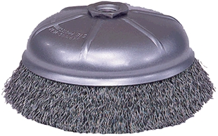 (image for) Cup Brush 6"x5/8"-11 Crimped