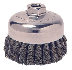 (image for) Cup Brush 4"x5/8"-11 Knot