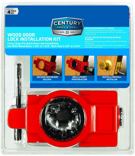 (image for) Lock Install Kit 4-Pc Wood Dr