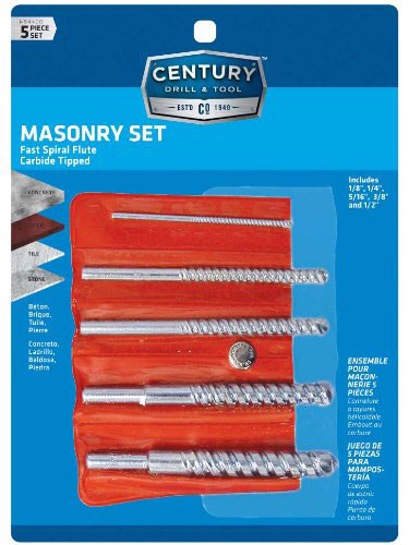 (image for) Masonry Drill Bit Set 5-Pc Fs