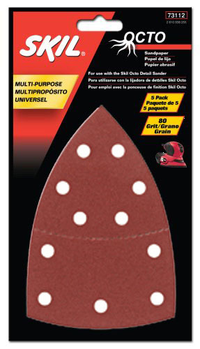 (image for) Sandpaper 80gr Octo 5/Pk