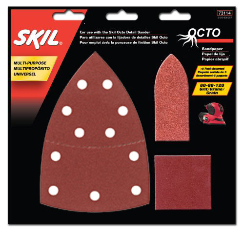 (image for) Sandpaper Asmt Octo 15/Pk